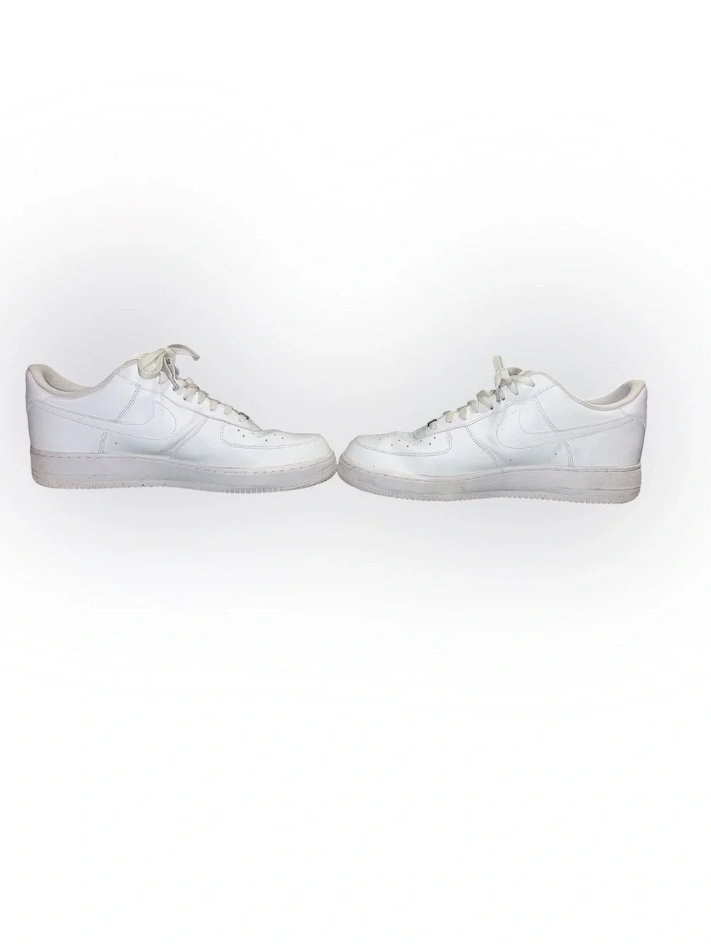 Size 15 Nike White Low-Top Sneakers